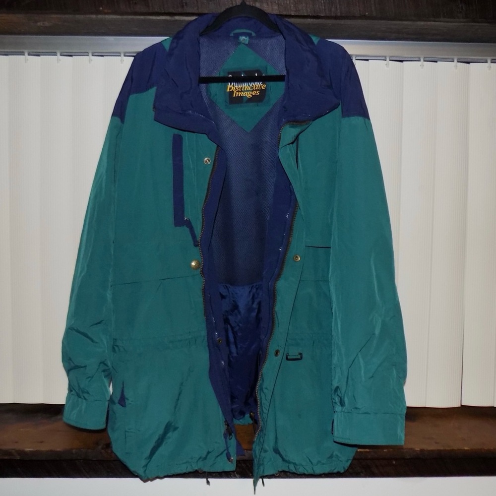 Vintage Long Windbreaker Coat